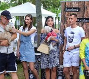 Bir&scaron;tone vykusio augintinių renginio akimirka