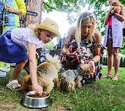 Bir&scaron;tone vykusio augintinių renginio akimirka