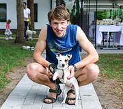 Bir&scaron;tone vykusio augintinių renginio akimirka