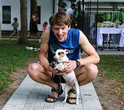 Bir&scaron;tone vykusio augintinių renginio akimirka