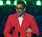 MTV kino ir televizijos apdovanojimų akimirka