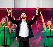 Grupės &bdquo;Džentelmenai&ldquo; koncerto akimirka