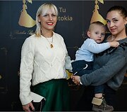 Tradicinio kalėdinio vakaro akimirka Bir&scaron;tone