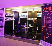 Antrosios dienos akimirka Vilniaus knygų mugės 2020 &bdquo;Muzikos salėje&ldquo;