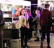 Antrosios dienos akimirka Vilniaus knygų mugės 2020 &bdquo;Muzikos salėje&ldquo;