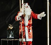 Klaipėdos kalėdinės eglės įžiebimo akimirka