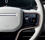 Range Rover Sport interjero detalės