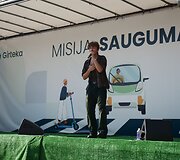 Į &bdquo;Barrington events&ldquo; organizuotą saugaus eismo renginį atvyko ir policija: &bdquo;Bijoti mūsų nereikia&ldquo;