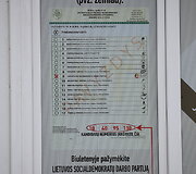 LSDDP politinė reklama &Scaron;irvintose
