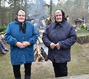 Vėlinių laužai Margionyse