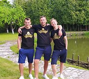 Darius Jarmalavičius su sūnumi ir reabilitantu