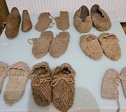 Turtingas žemdirbių kra&scaron;tas turėjo visokio apavo; ne tik klumpių, dipkų, bet ir megztų i&scaron; lininio ar kanapinio siūlų