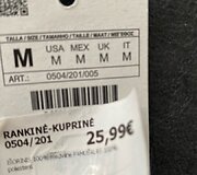 &bdquo;Stradivarius&ldquo; parduotuvėje užklijuotos naujos kainos