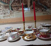 Alantos dvare &ndash; porcelianinių puodelių kolekcija