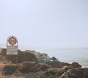 Taghazouto kaimas Maroke