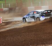Baltijos &scaron;alių ralio kroso čempionato akimirka