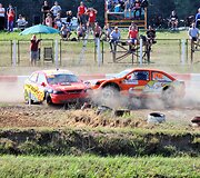 Baltijos &scaron;alių ralio kroso čempionato akimirka