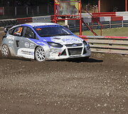 Baltijos &scaron;alių ralio kroso čempionato akimirka