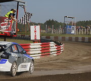 Baltijos &scaron;alių ralio kroso čempionato akimirka