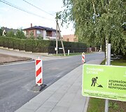 Atnaujinta sostinės Noragi&scaron;kių gatvė