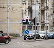 Eismo organizavimo pakeitimai Kalvarijų g. &ndash; Konstitucijos pr. &ndash; &Scaron;eimyni&scaron;kių g. sankryžoje