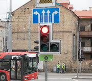 Eismo organizavimo pakeitimai Kalvarijų g. &ndash; Konstitucijos pr. &ndash; &Scaron;eimyni&scaron;kių g. sankryžoje