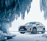 &bdquo;Lexus&ldquo; nuotykiai ant už&scaron;alusio Baikalo ežero