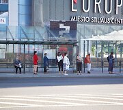 Europos aik&scaron;tės stotelės rekonstrukcija