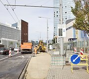 Europos aik&scaron;tės stotelės rekonstrukcija