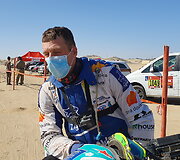 Pirmasis Dakaro greičio ruožas: fini&scaron;avo motociklininkai