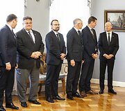 Gitanas Nausėda priima Vyriausybės narius