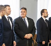 Gitanas Nausėda priima Vyriausybės narius