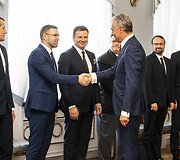 Gitanas Nausėda priima Vyriausybės narius