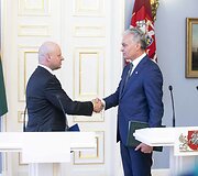 Prezidentas Gitanas Nausėda ir Ministras Pirmininkas Saulius Skvernelis