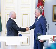 Prezidentas Gitanas Nausėda ir Ministras Pirmininkas Saulius Skvernelis