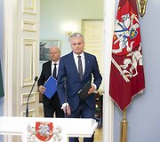 Prezidentas Gitanas Nausėda ir Ministras Pirmininkas Saulius Skvernelis