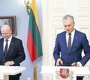 Prezidentas Gitanas Nausėda ir Ministras Pirmininkas Saulius Skvernelis