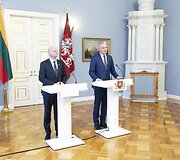 Prezidentas Gitanas Nausėda ir Ministras Pirmininkas Saulius Skvernelis