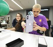 "Iphone" 11 pristatymo akimirka