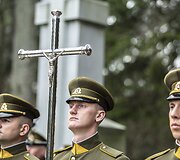 Laidotuvių akimirka 