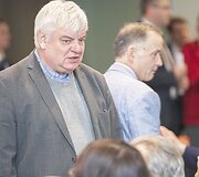 LSDP posėdžio akimirka