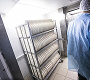 Santaros klinikų maisto tiekimo akimirka