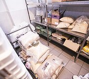 Santaros klinikų maisto tiekimo akimirka