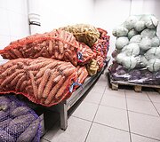 Santaros klinikų maisto tiekimo akimirka
