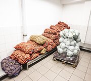 Santaros klinikų maisto tiekimo akimirka