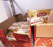 Santaros klinikų maisto tiekimo akimirka