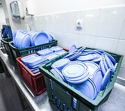 Santaros klinikų maisto tiekimo akimirka