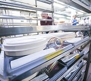 Santaros klinikų maisto tiekimo akimirka