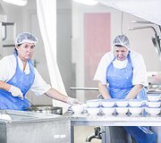 Santaros klinikų maisto tiekimo akimirka