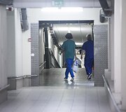Santaros klinikų maisto tiekimo akimirka